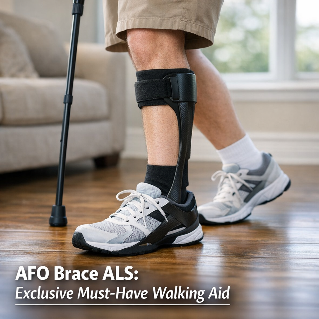 Illustration of AFO Brace ALS: Exclusive Must-Have Walking Aid