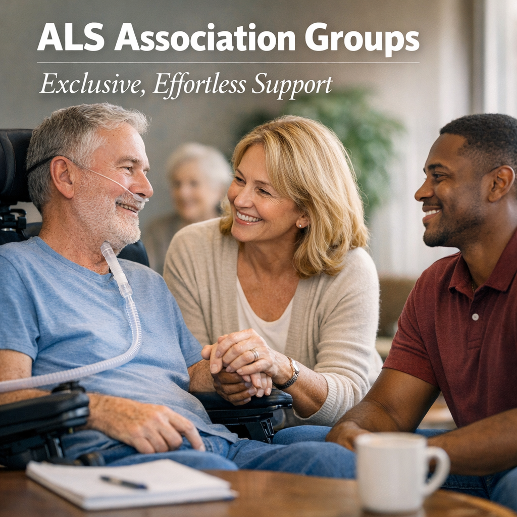 Illustration of ALS Association Groups: Exclusive, Effortless Support