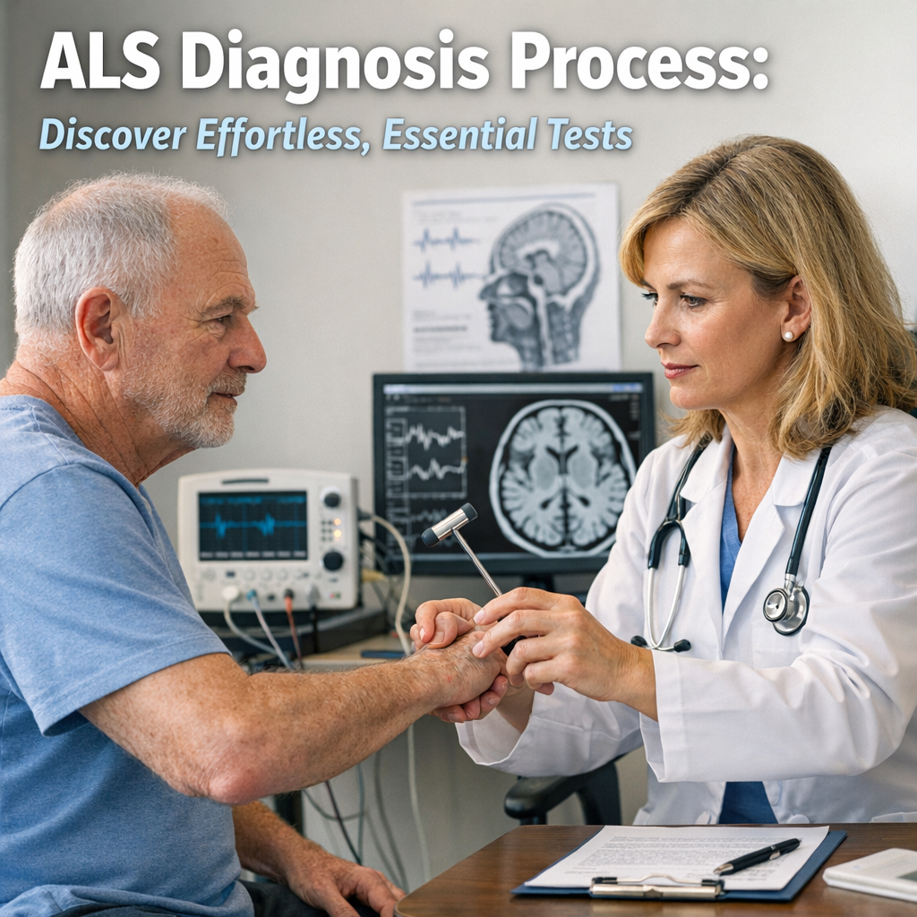 Illustration of ALS Diagnosis Process: Discover Effortless, Essential Tests