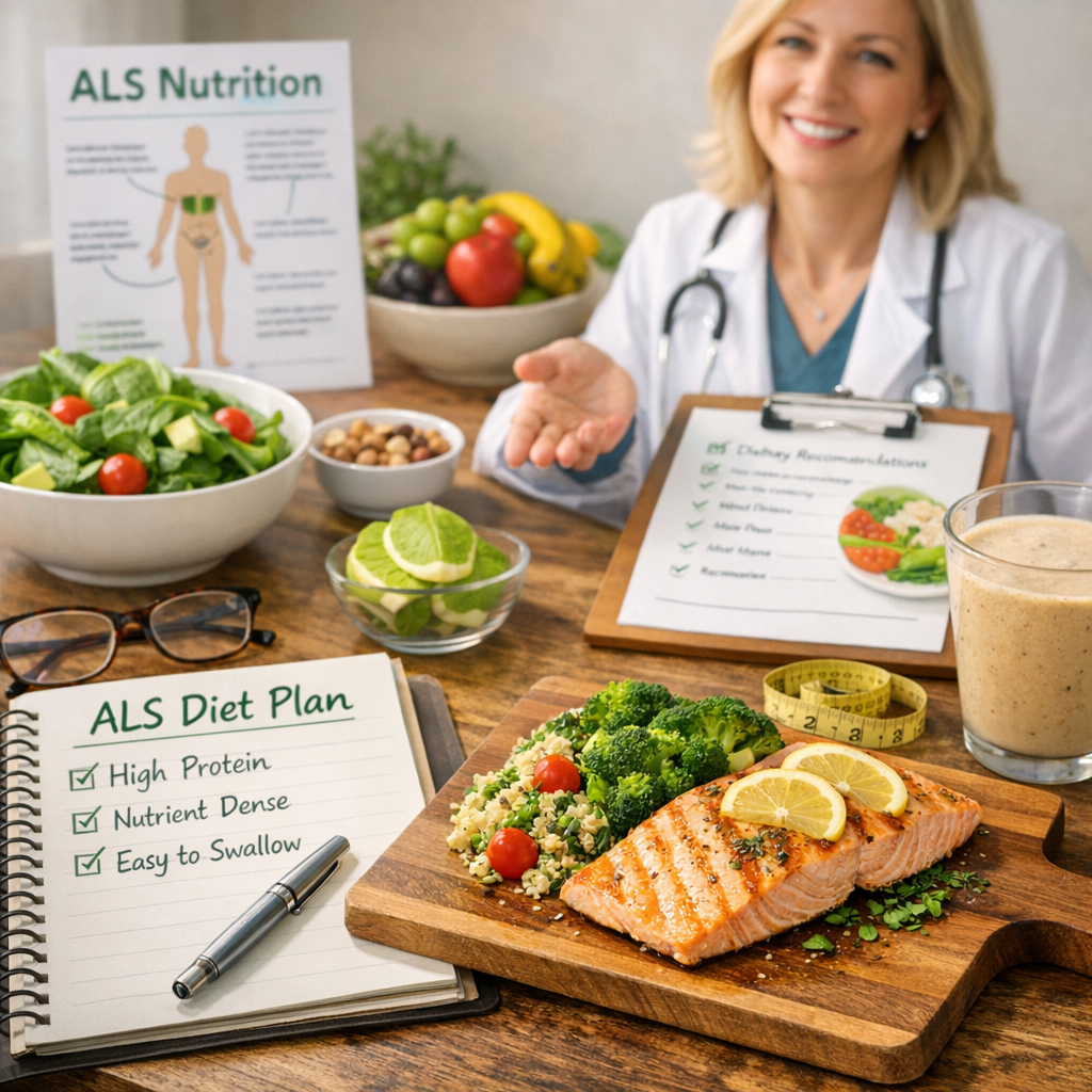 Illustration of ALS Dietitian: Exclusive Plans for Effortless Weight Maintenance