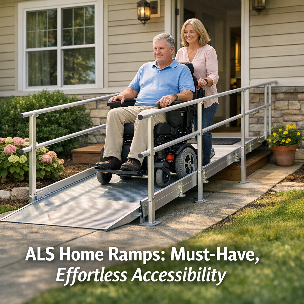 Illustration of ALS Home Ramps: Must-Have, Effortless Accessibility
