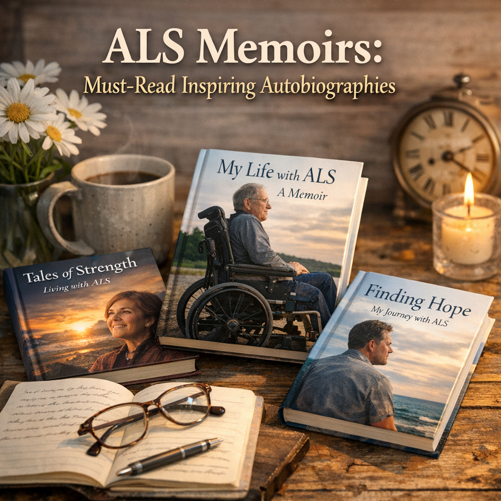 Illustration of ALS Memoirs: Must-Read Inspiring Autobiographies
