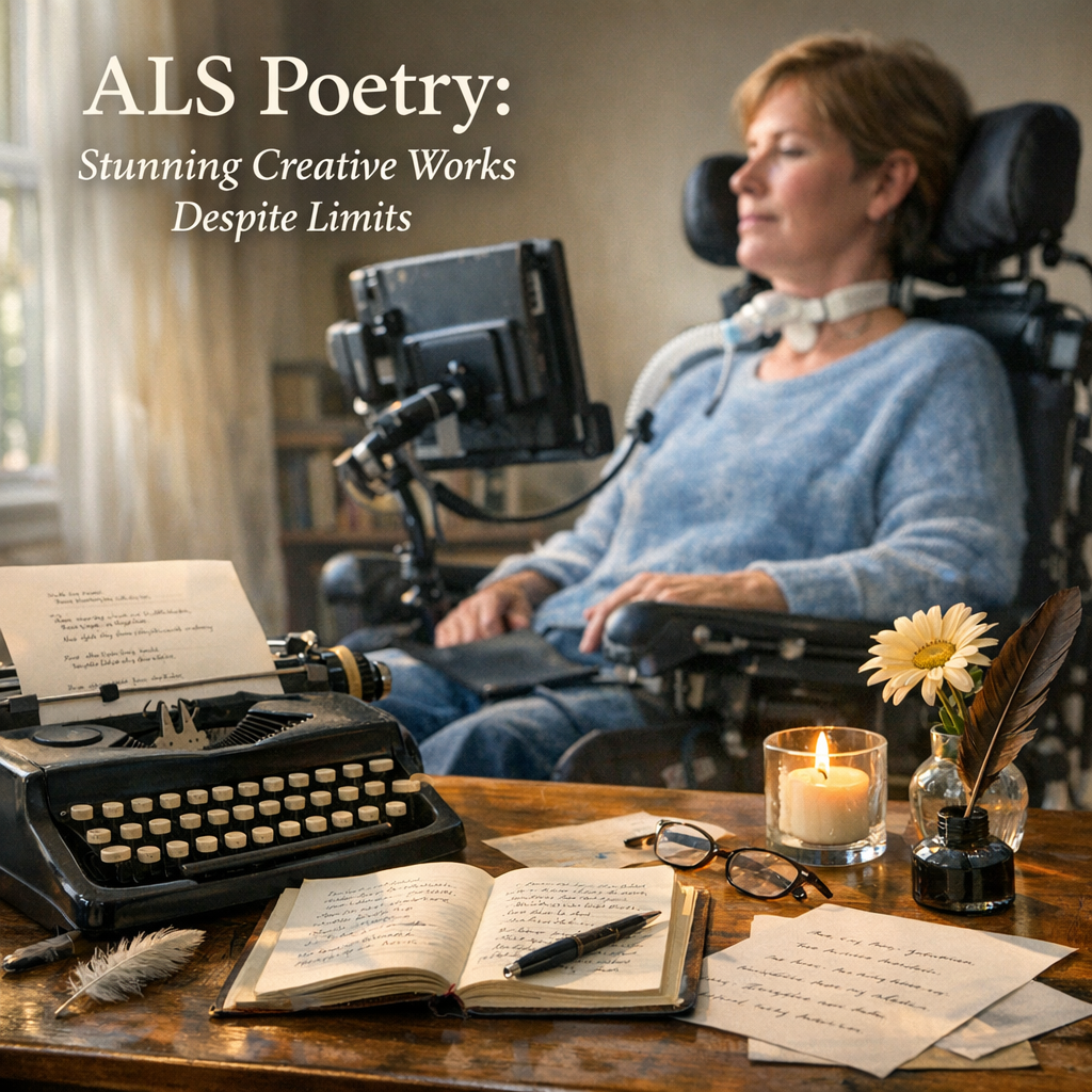 Illustration of ALS Poetry: Stunning Creative Works Despite Limits