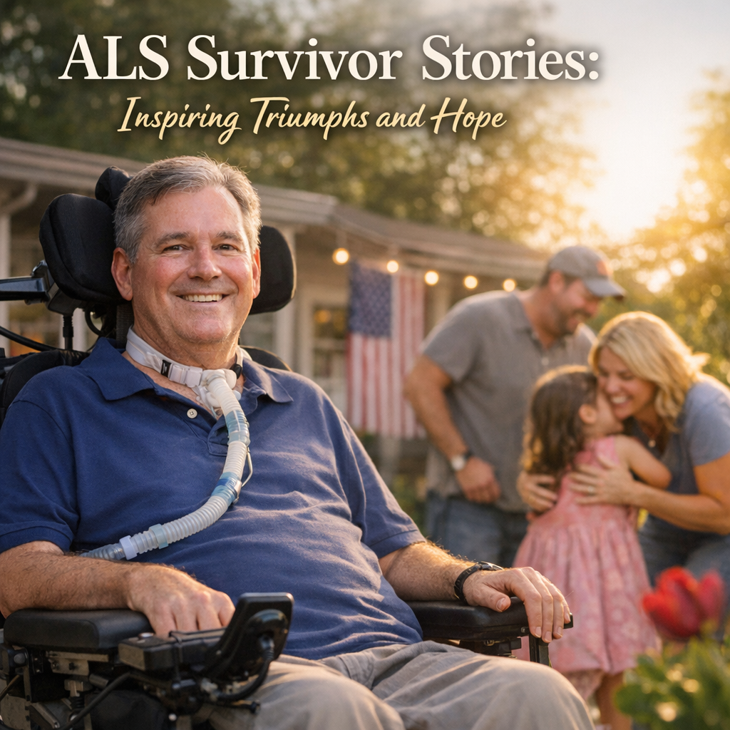 Illustration of ALS Survivor Stories: Inspiring Triumphs and Hope