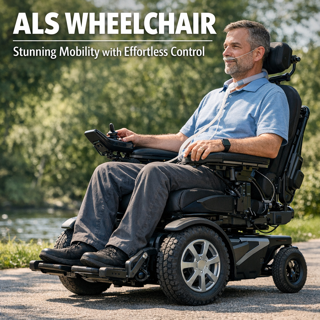 Illustration of ALS Wheelchair: Stunning Mobility with Effortless Control