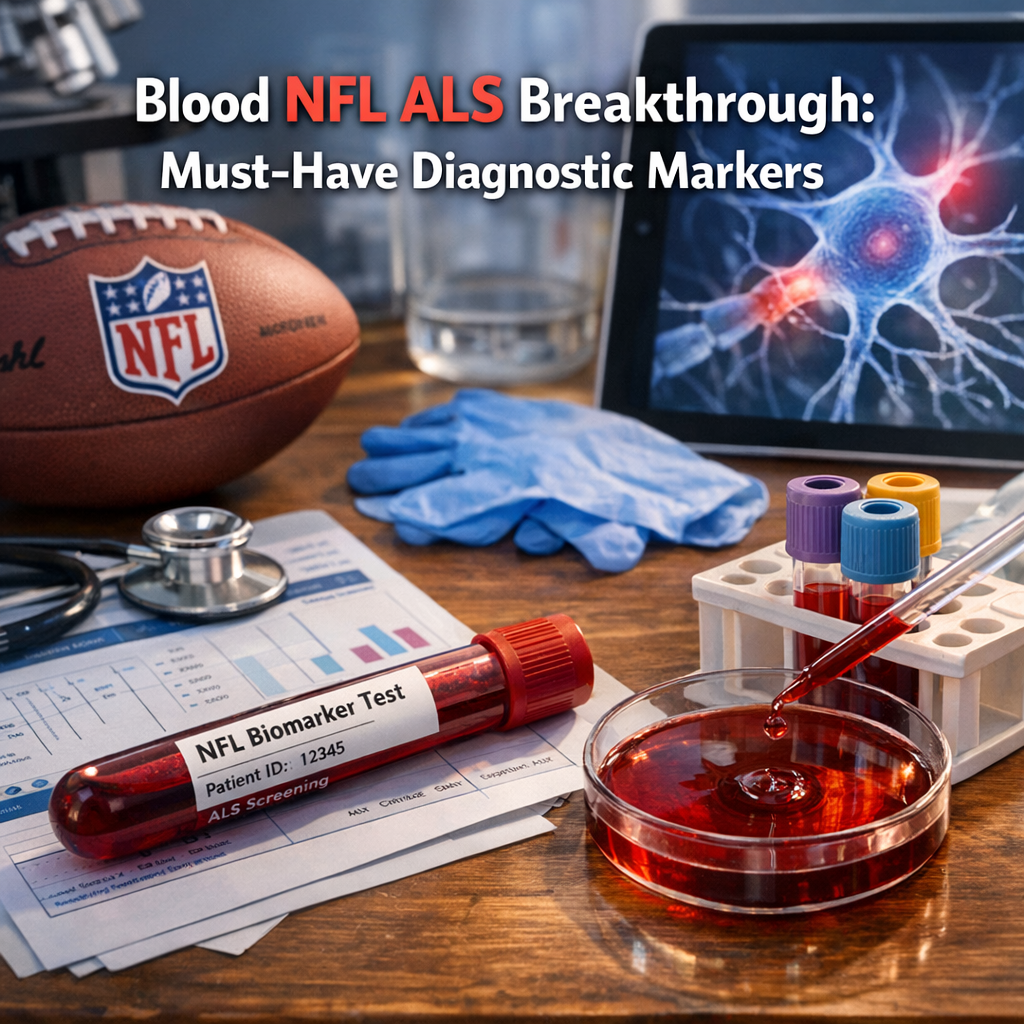 Illustration of Blood NFL ALS Breakthrough: Must-Have Diagnostic Markers