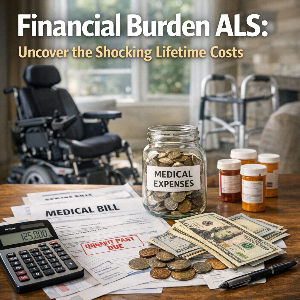 Illustration of Financial Burden ALS: Uncover the Shocking Lifetime Costs