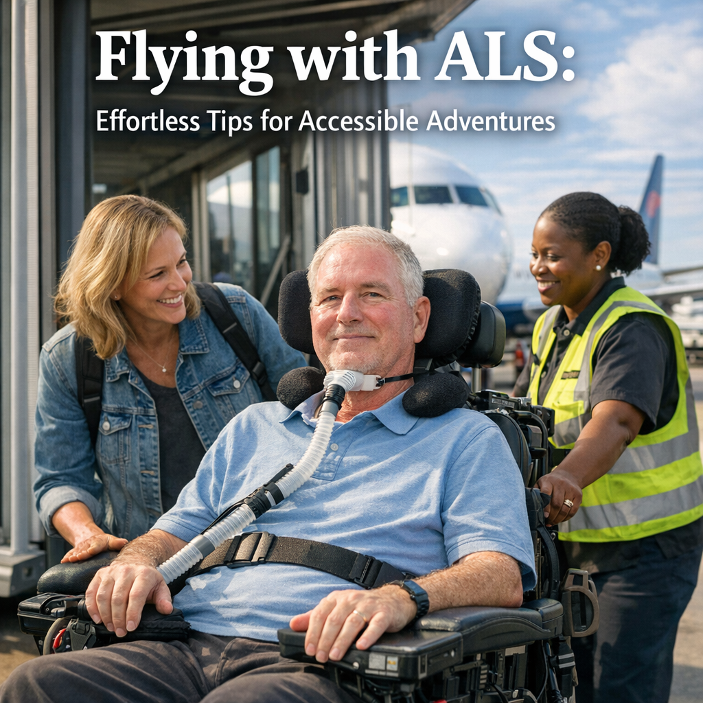 Illustration of Flying with ALS: Effortless Tips for Accessible Adventures