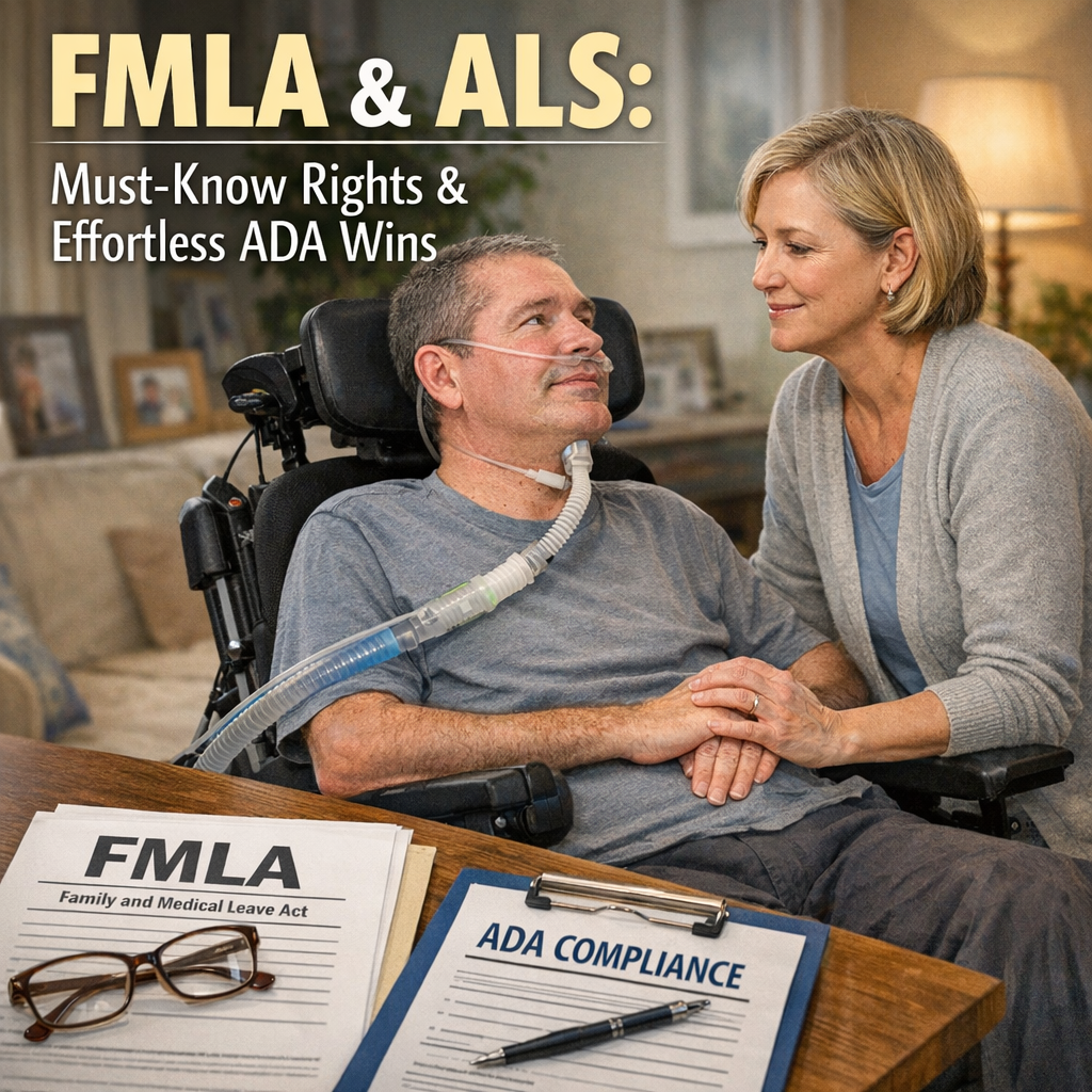 Illustration of FMLA ALS: Must-Know Rights & Effortless ADA Wins