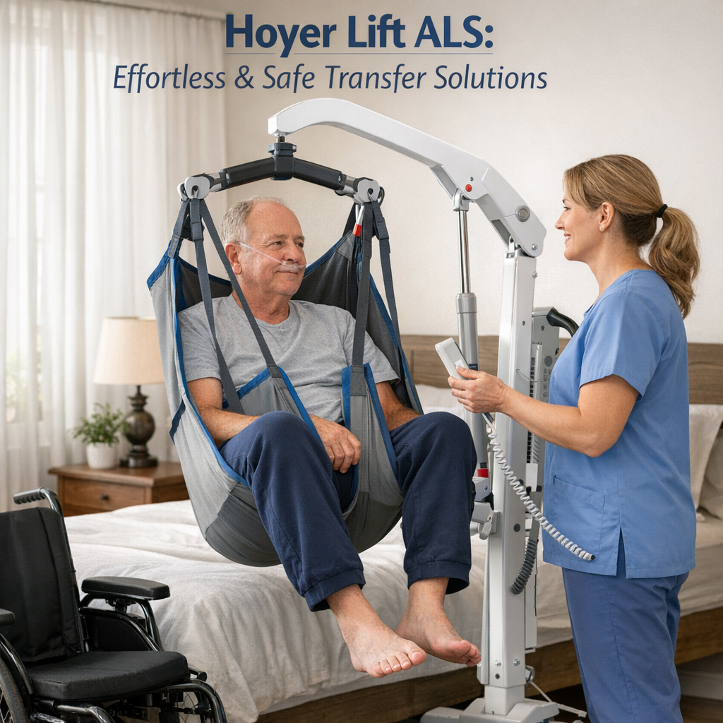 Illustration of Hoyer Lift ALS: Effortless & Safe Transfer Solutions