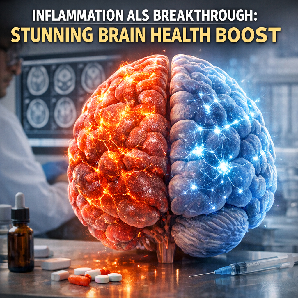 inflammation als brain illustration for Inflammation ALS Breakthrough: Stunning Brain Health Boost