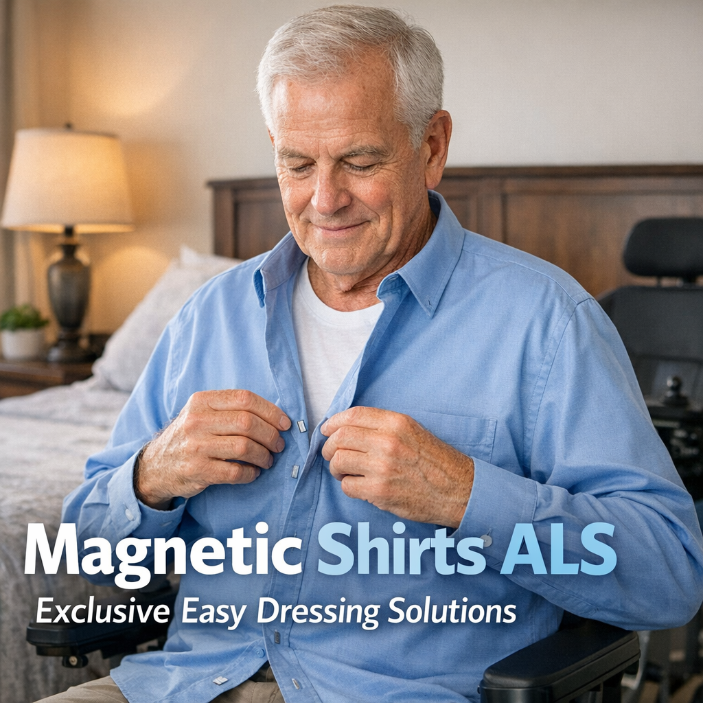 Illustration of Magnetic Shirts ALS: Exclusive Easy Dressing Solutions