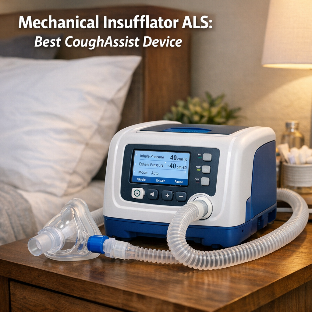 Illustration of Mechanical Insufflator ALS: Best CoughAssist Device