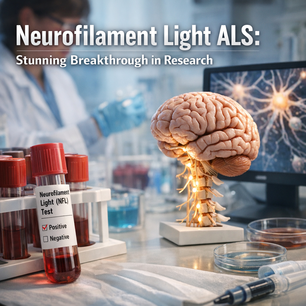 Illustration of Neurofilament Light ALS: Stunning Breakthrough in Research