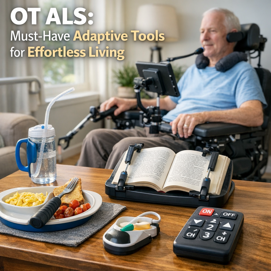 Illustration of OT ALS: Must-Have Adaptive Tools for Effortless Living