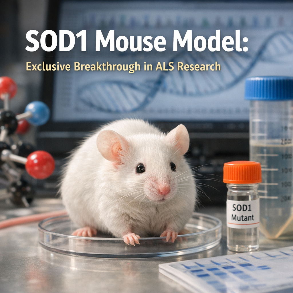 Illustration of SOD1 Mouse Model: Exclusive Breakthrough in ALS Research
