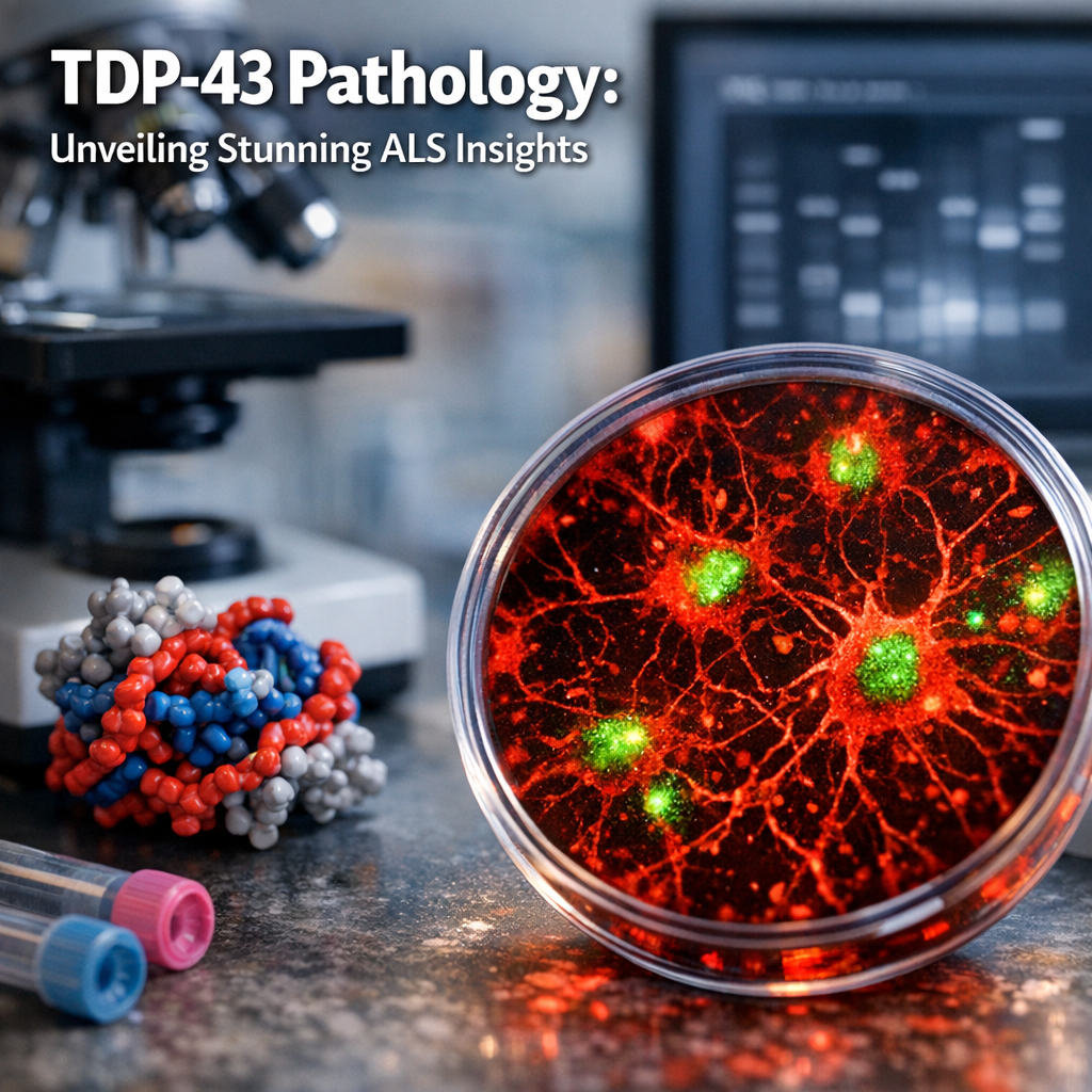 Illustration of TDP-43 Pathology: Unveiling Stunning ALS Insights